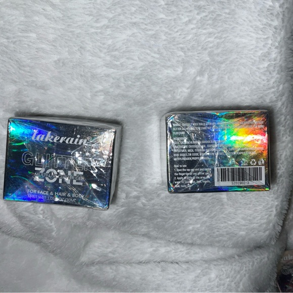 LAKERAIN GLITTER ZONE MULTI USE BODY GLITTER GEL. #04. 2 PK SEALED NEW - Picture 4 of 16